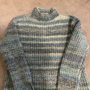 LOFT Multicolor Knit Sweater Small